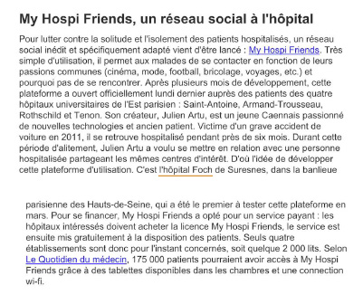Le Monde - My Hospi Friends